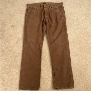 J Crew slim fit corduroy pants